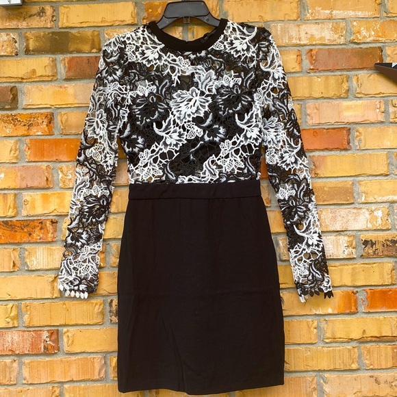 Romeo & Juliet Couture Dresses & Skirts - NWT- Size Medium Black and White Lace top, Romeo & Juliet Couture, Mini Dress